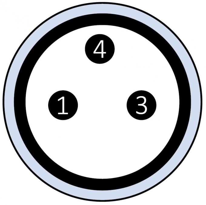 M8 Connector for Sensor 3 Pin Male Unsheild PVC Cable Connector Waterproof IP67 1