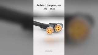 کانکتور 7/8 با کابل از پیش قالب بندی شده