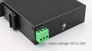 سوئیچ شبکه راه آهن DIN غیر مدیریت شده صنعتی 8 پورت 100Mbit/S