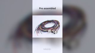 M12 12 پین اتصال ضد آب پایه جلو