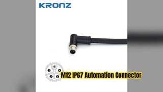 M12 IP67 Connector Automation Sensor Ready
