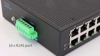 16 Port Industrial Ethernet Switch Rugged Network